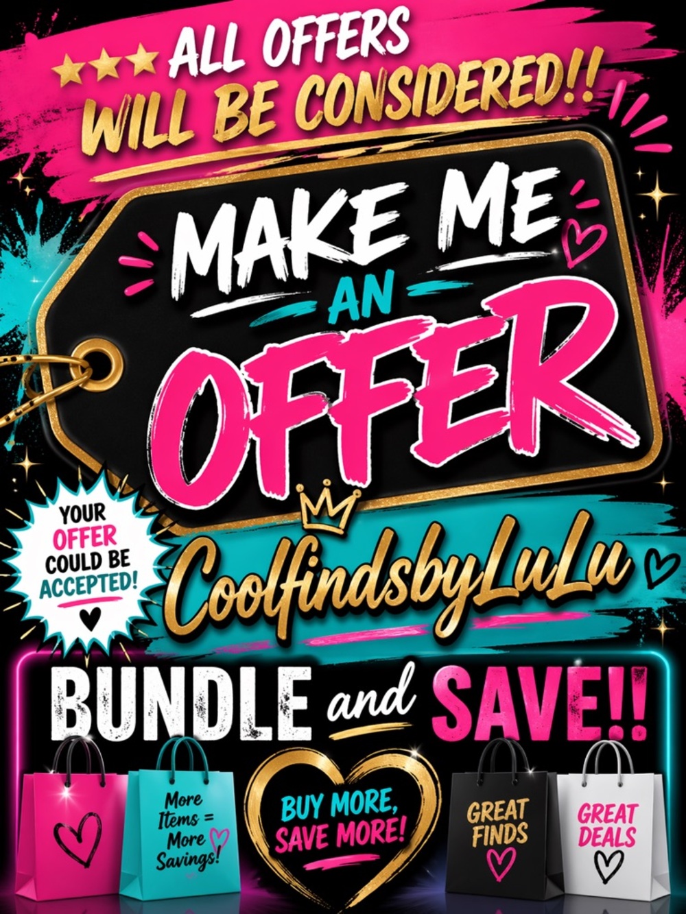 Flyer MAKE ME AN OFFER – EVERYTHING MUST GO